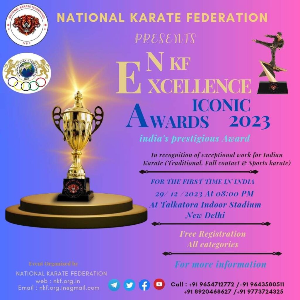 NKF EXCELLENCE ICONIC AWARDS 2023 National Karate Federation